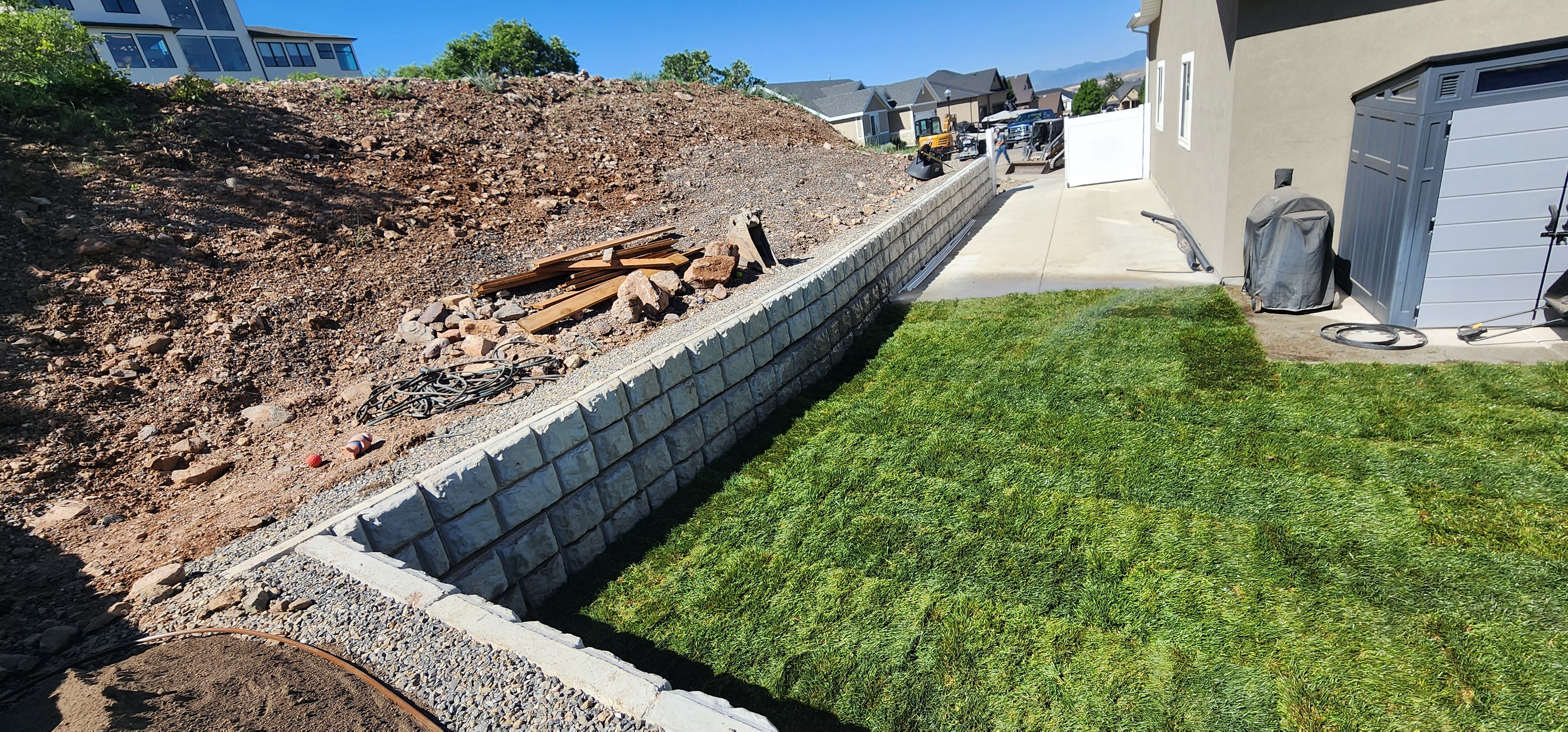 Retaining Wall project photo