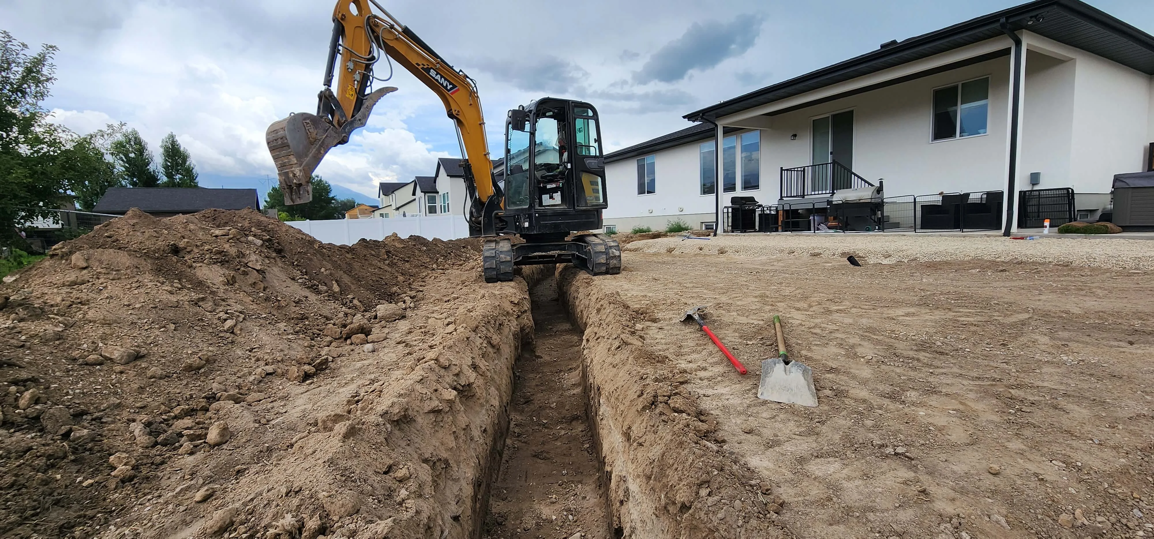 Trenching for Utilities