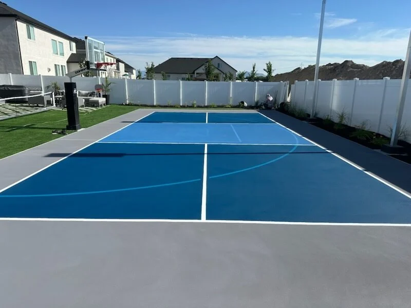 Backyard Basketball Court